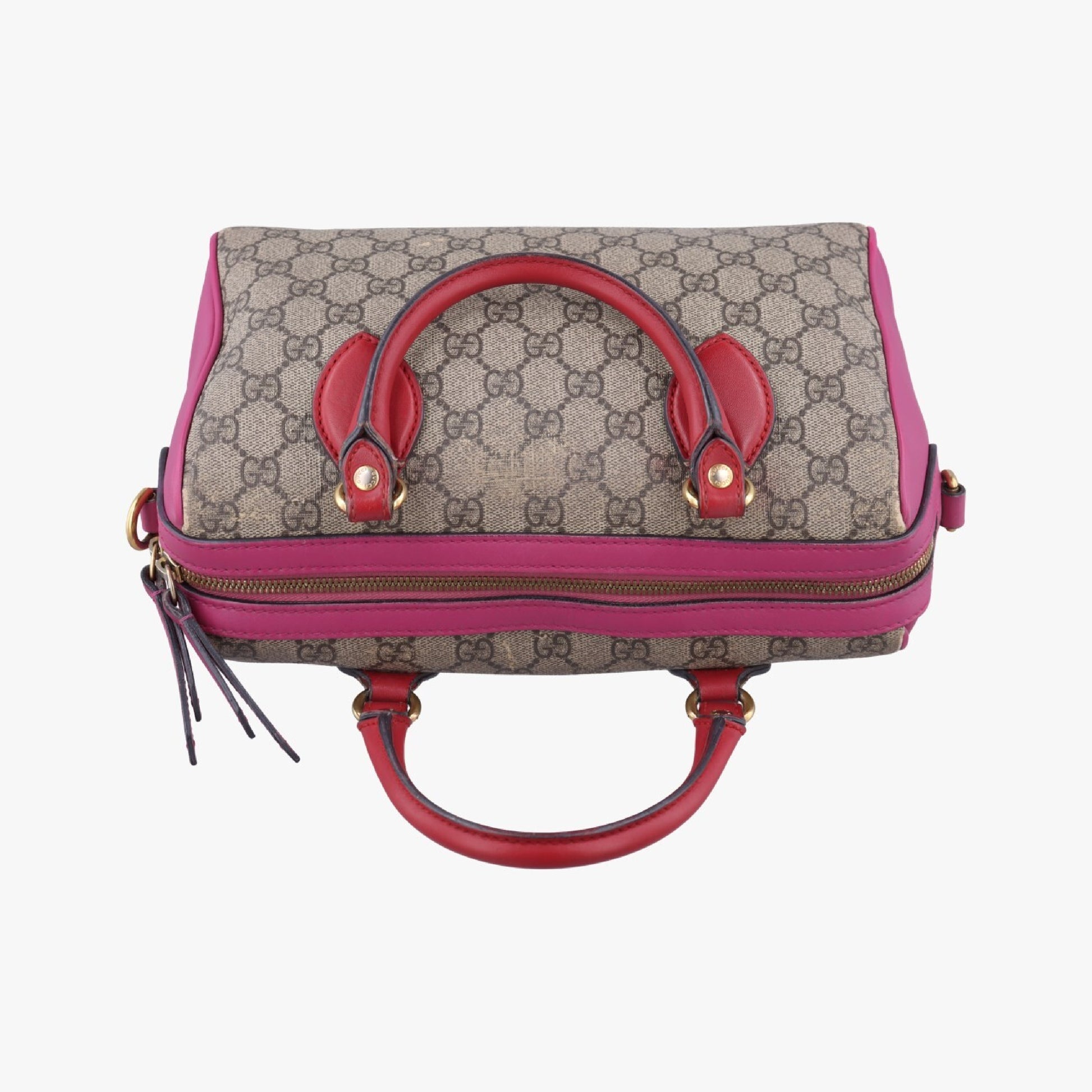 GUCCI GG Supreme Multicolor PVC Coated Canvas and Leather Shoulder Bag 409529B021942922