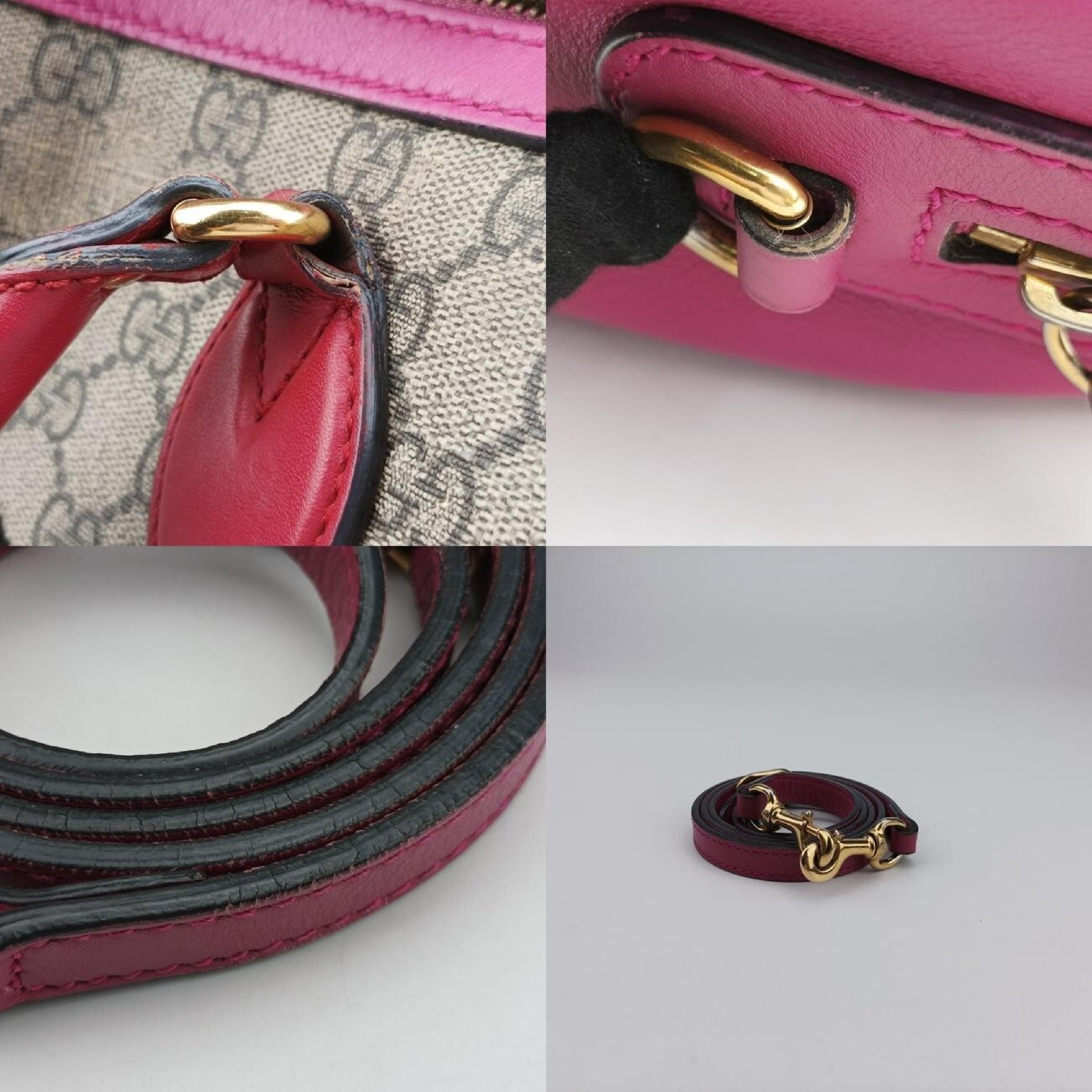 GUCCI GG Supreme Multicolor PVC Coated Canvas and Leather Shoulder Bag 409529B021942922