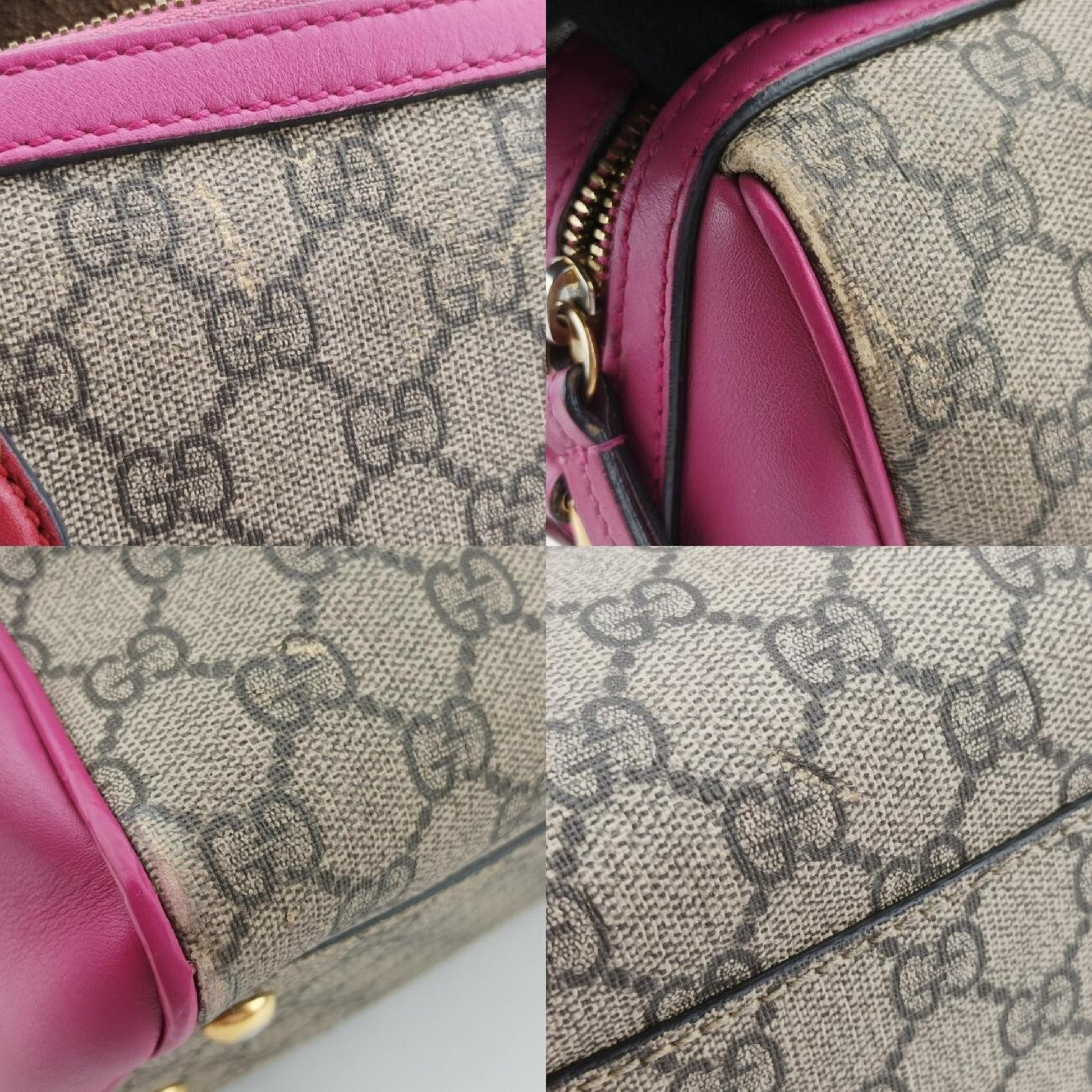 GUCCI GG Supreme Multicolor PVC Coated Canvas and Leather Shoulder Bag 409529B021942922