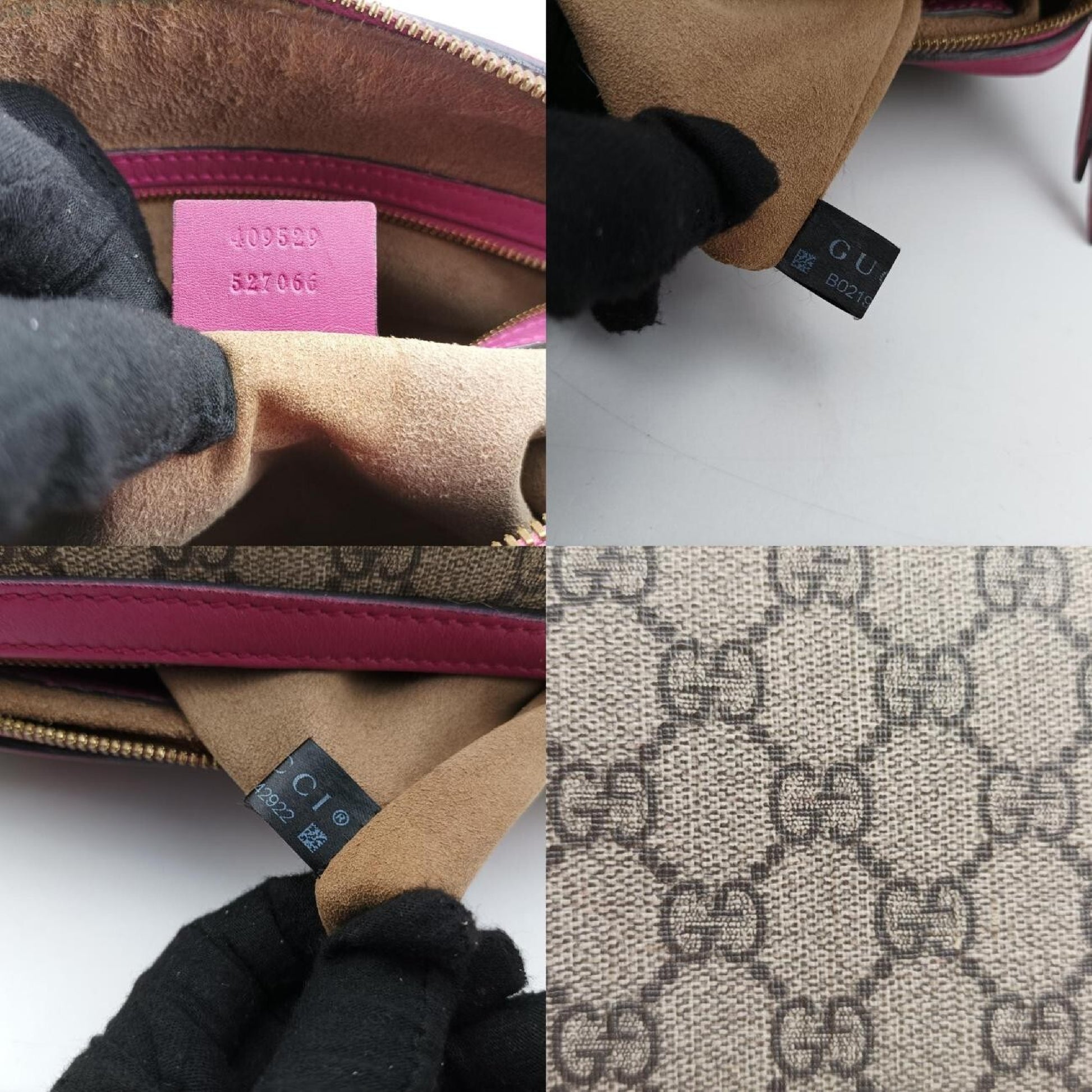 GUCCI GG Supreme Multicolor PVC Coated Canvas and Leather Shoulder Bag 409529B021942922