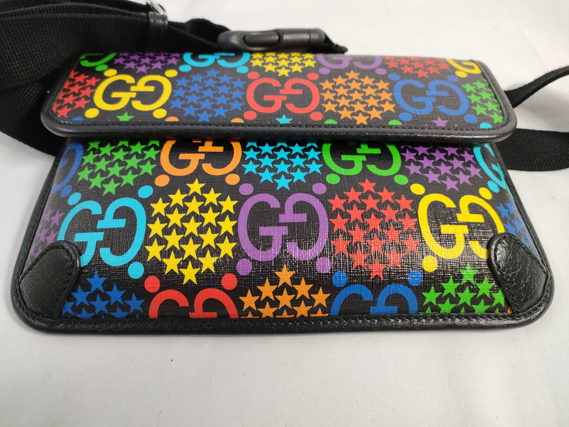 GUCCI GG Psychedelic GG Body Bag, Colorful Shoulder Bag