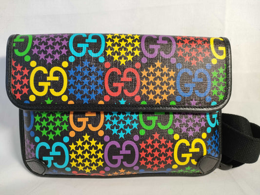 GUCCI GG Psychedelic GG Body Bag, Colorful Shoulder Bag