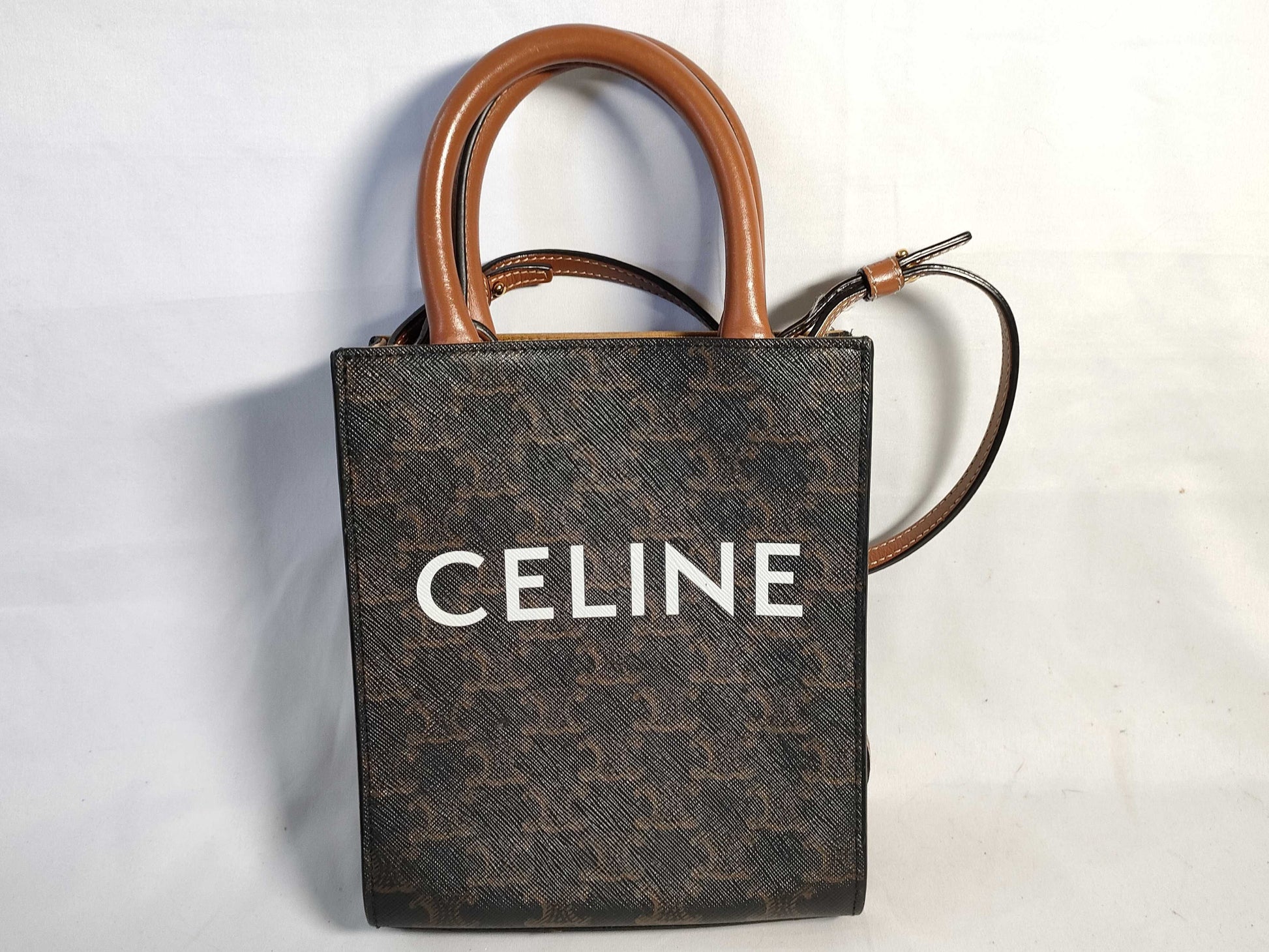 CELINE Vertical Cabas 2-way Shoulder Bag/Handbag