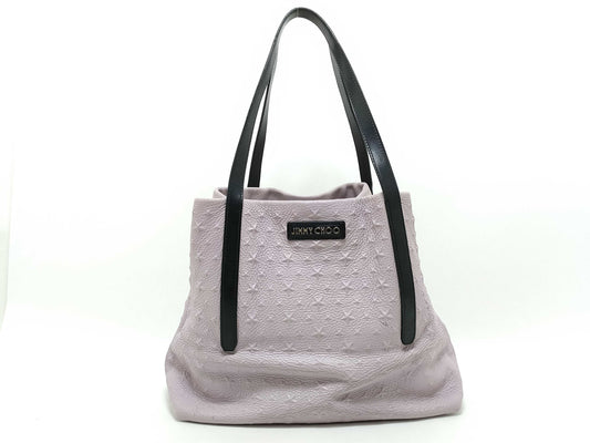 JIMMY CHOO Pimlico Tote Bag Embossed Tote Bag