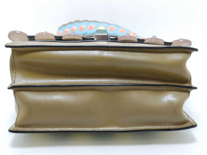 FENDI Canai Shoulder Bag Striped Handbag