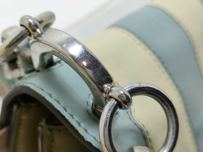 FENDI Canai Shoulder Bag Striped Handbag
