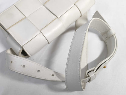 BOTTEGA VENETA Cassette Body Bag Maxi Intrecciato Shoulder Bag
