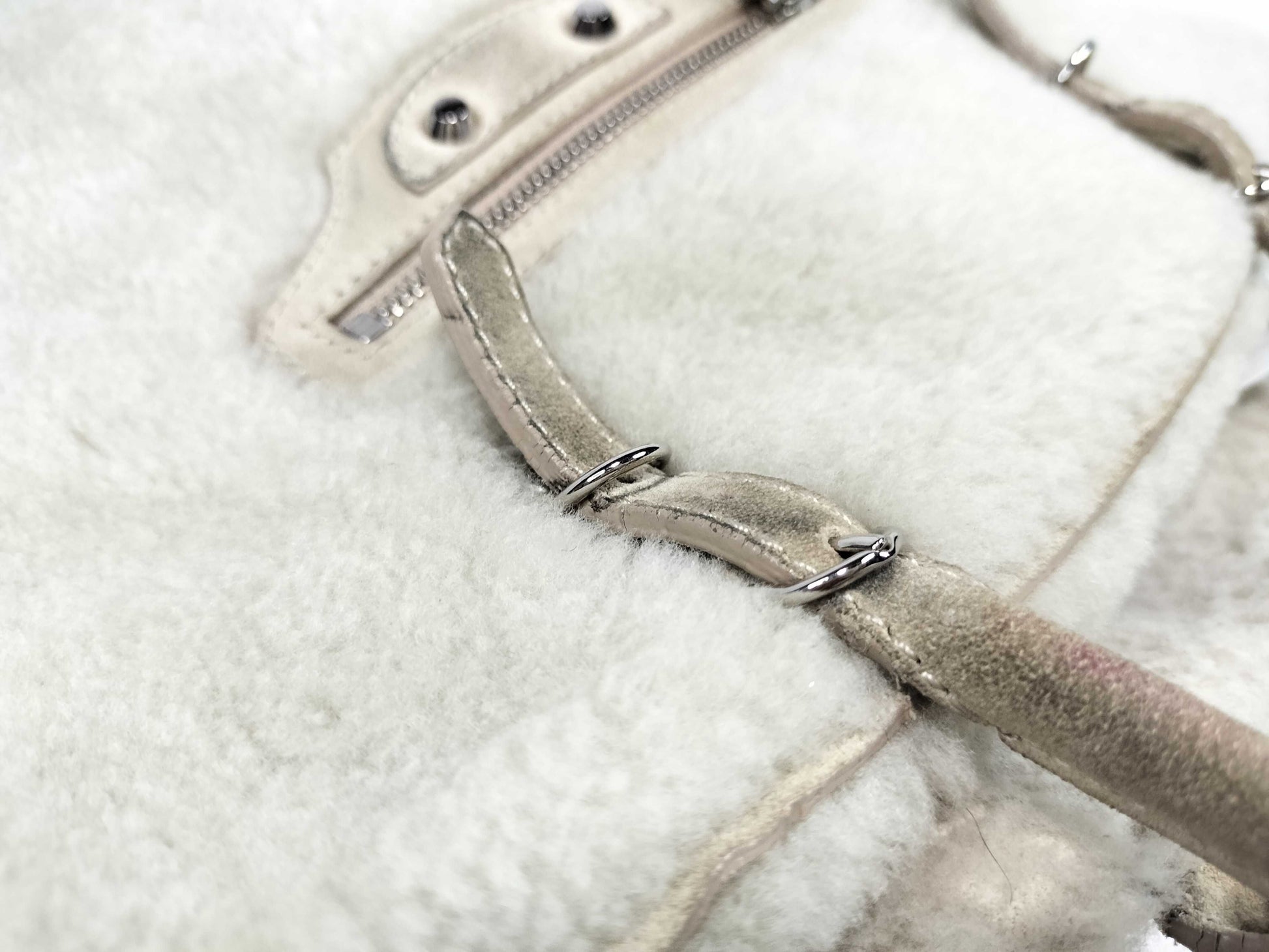 BALENCIAGA Paper Tote Bag Mouton Tote Bag