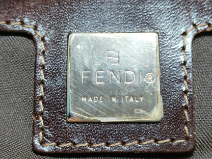 FENDI Mamma Bucket Corduroy Shoulder Bag