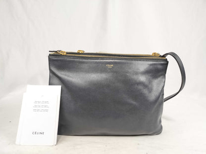 CELINE Trio Shoulder Bag Shoulder Bag