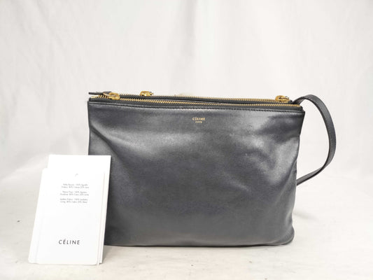CELINE Trio Shoulder Bag Shoulder Bag
