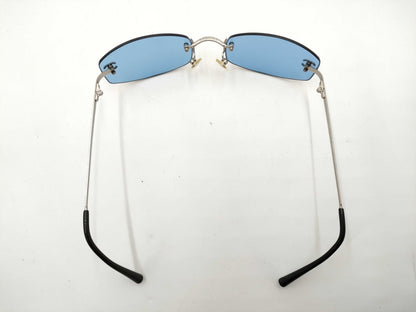  CHANEL Coco Mark Rimless Vintage Sunglasses