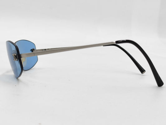  CHANEL Coco Mark Rimless Vintage Sunglasses