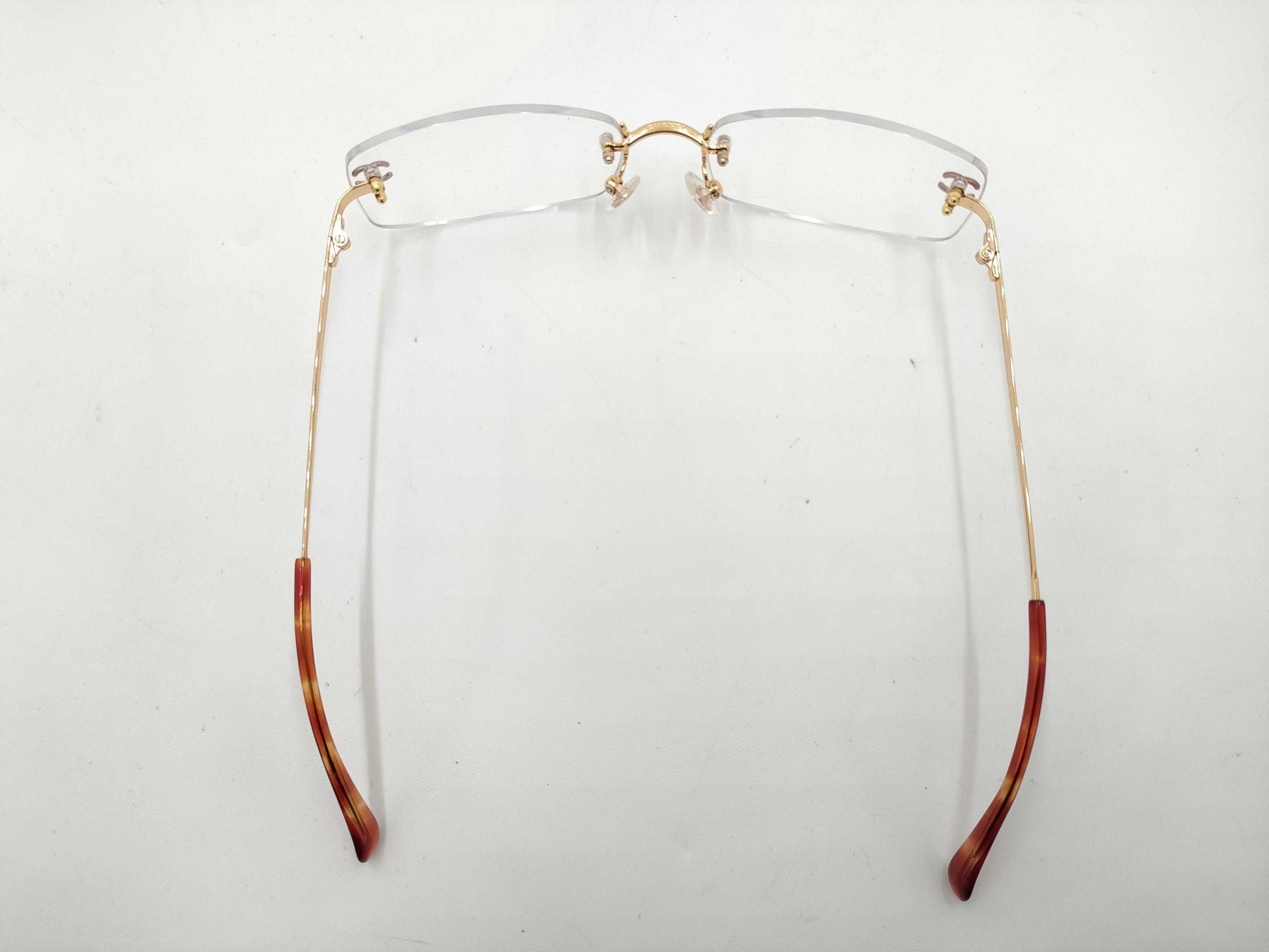CHANEL Chanel Coco Mark Rimless Glasses Sunglasses