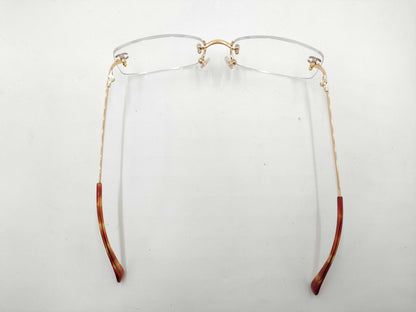 CHANEL Chanel Coco Mark Rimless Glasses Sunglasses