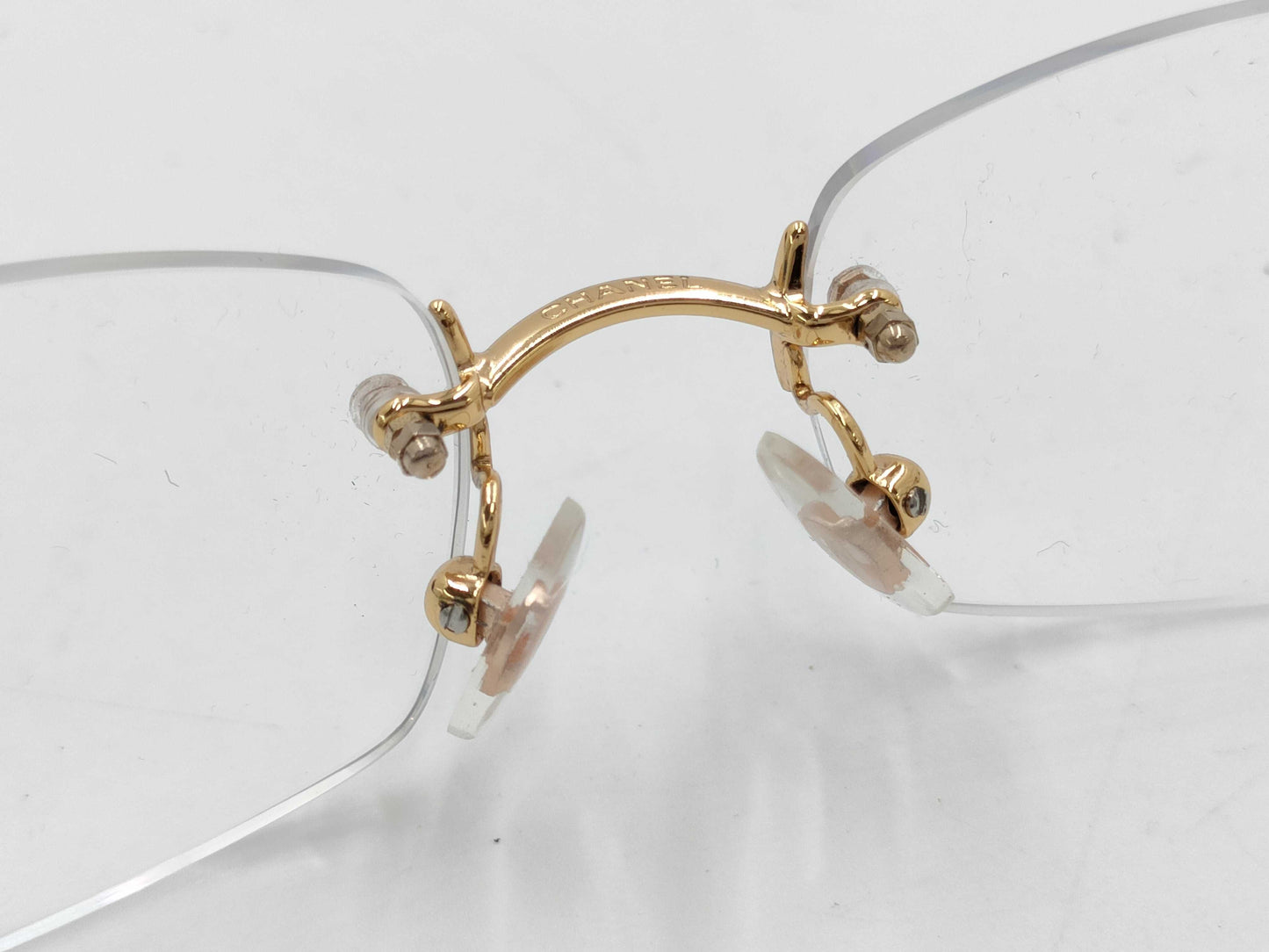CHANEL Chanel Coco Mark Rimless Glasses Sunglasses