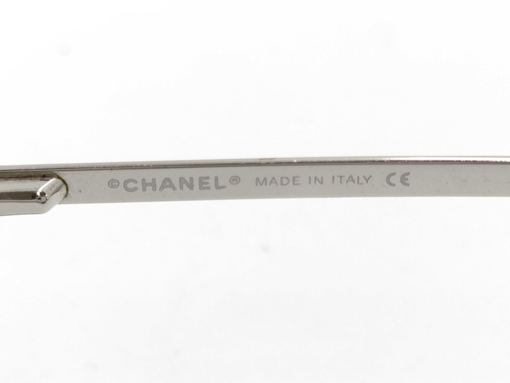  CHANEL Chanel Coco Mark Rimless Vintage Sunglasses