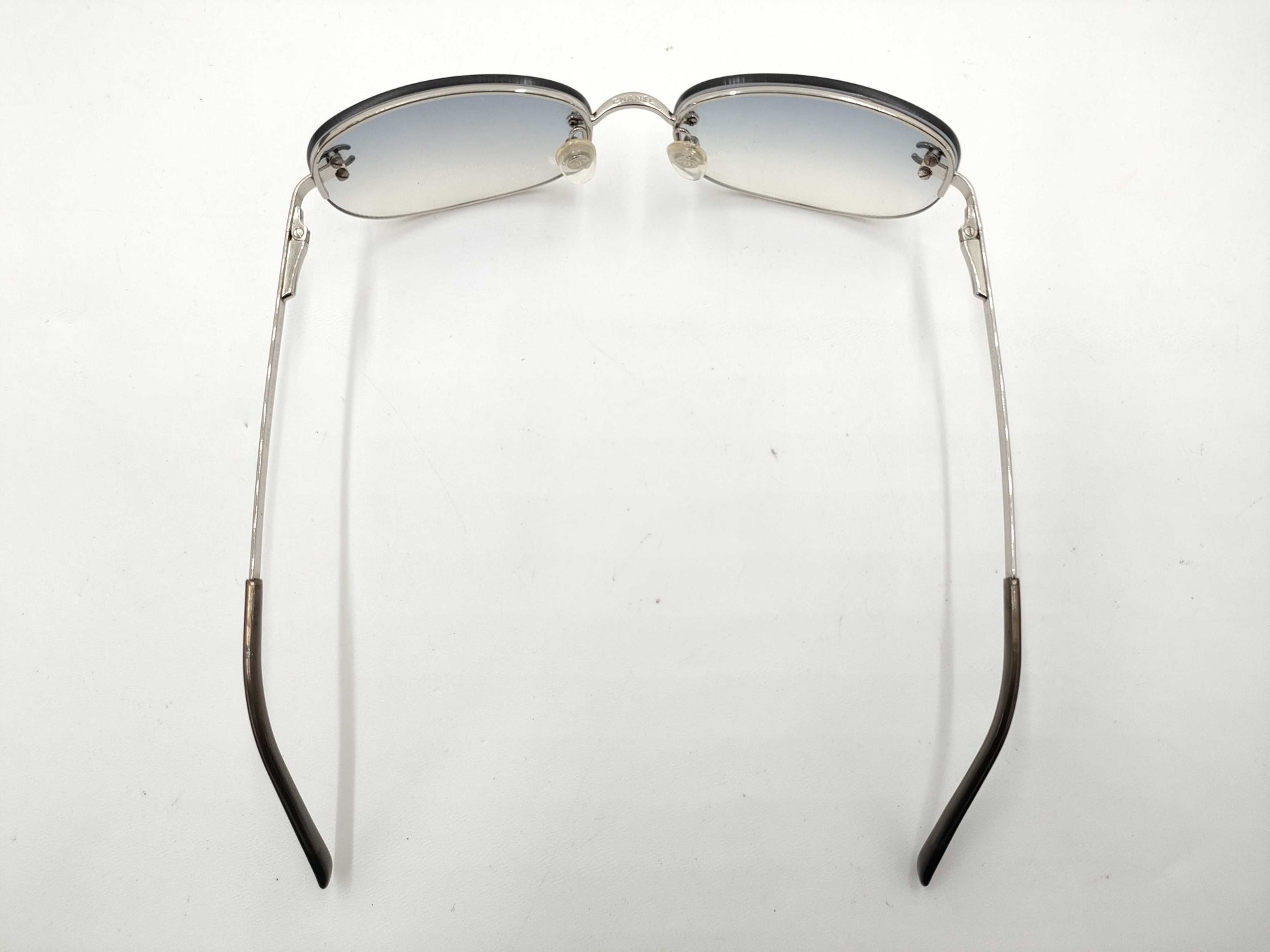  CHANEL Chanel Coco Mark Rimless Vintage Sunglasses