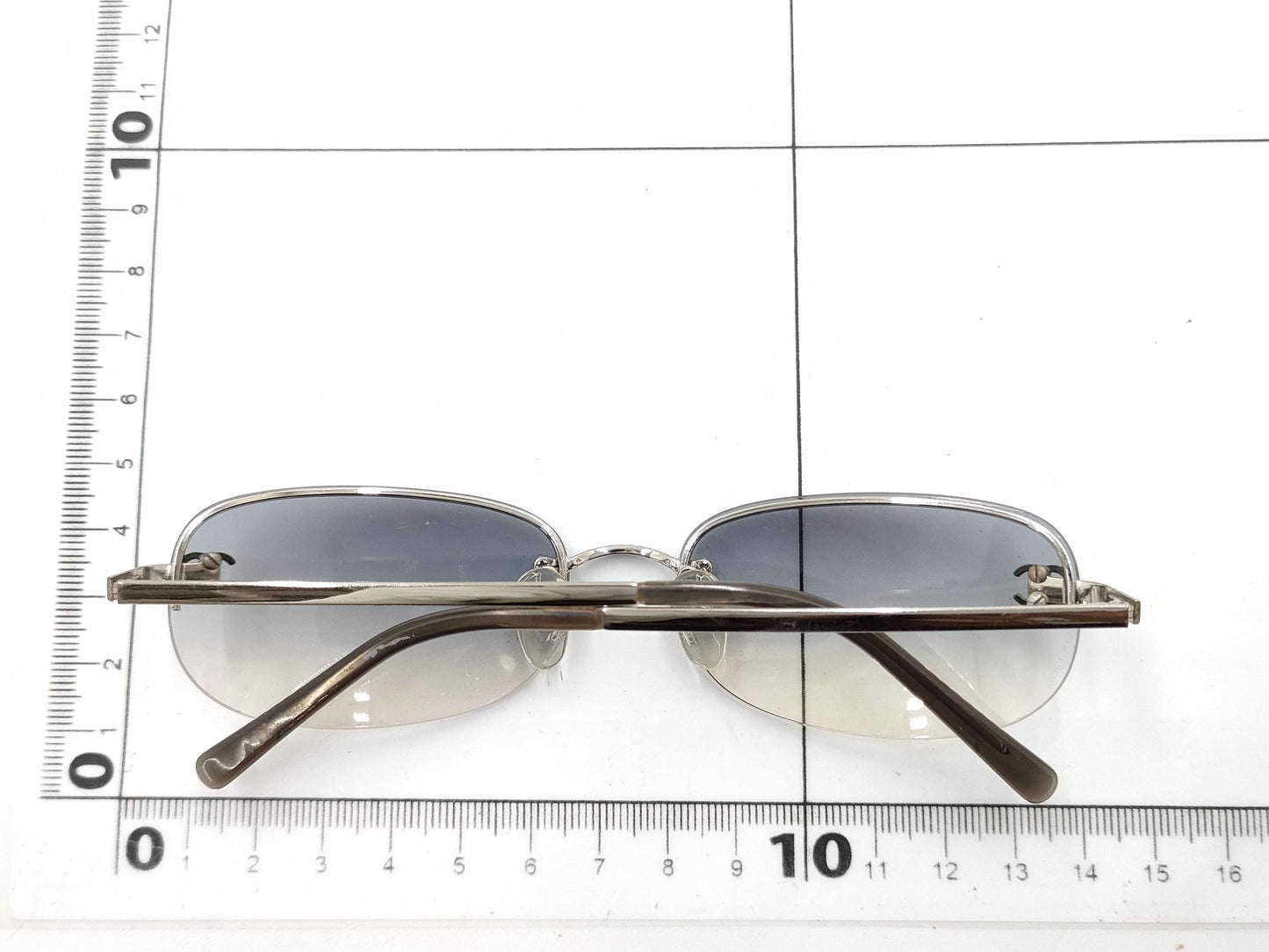  CHANEL Chanel Coco Mark Rimless Vintage Sunglasses