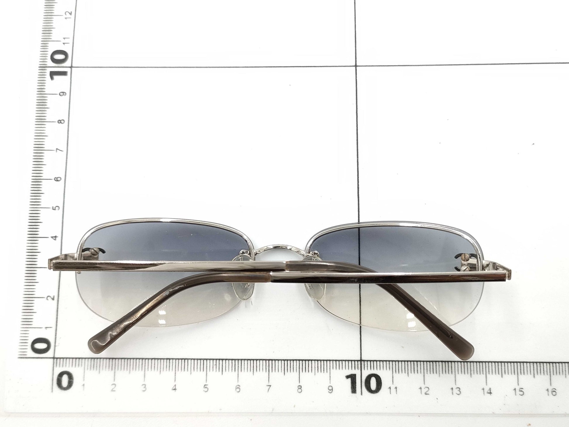 CHANEL Chanel Coco Mark Rimless Vintage Sunglasses