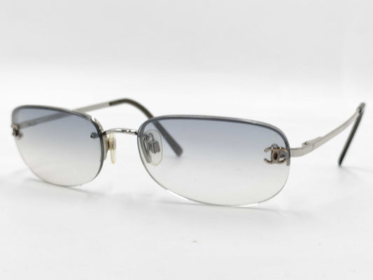  CHANEL Chanel Coco Mark Rimless Vintage Sunglasses