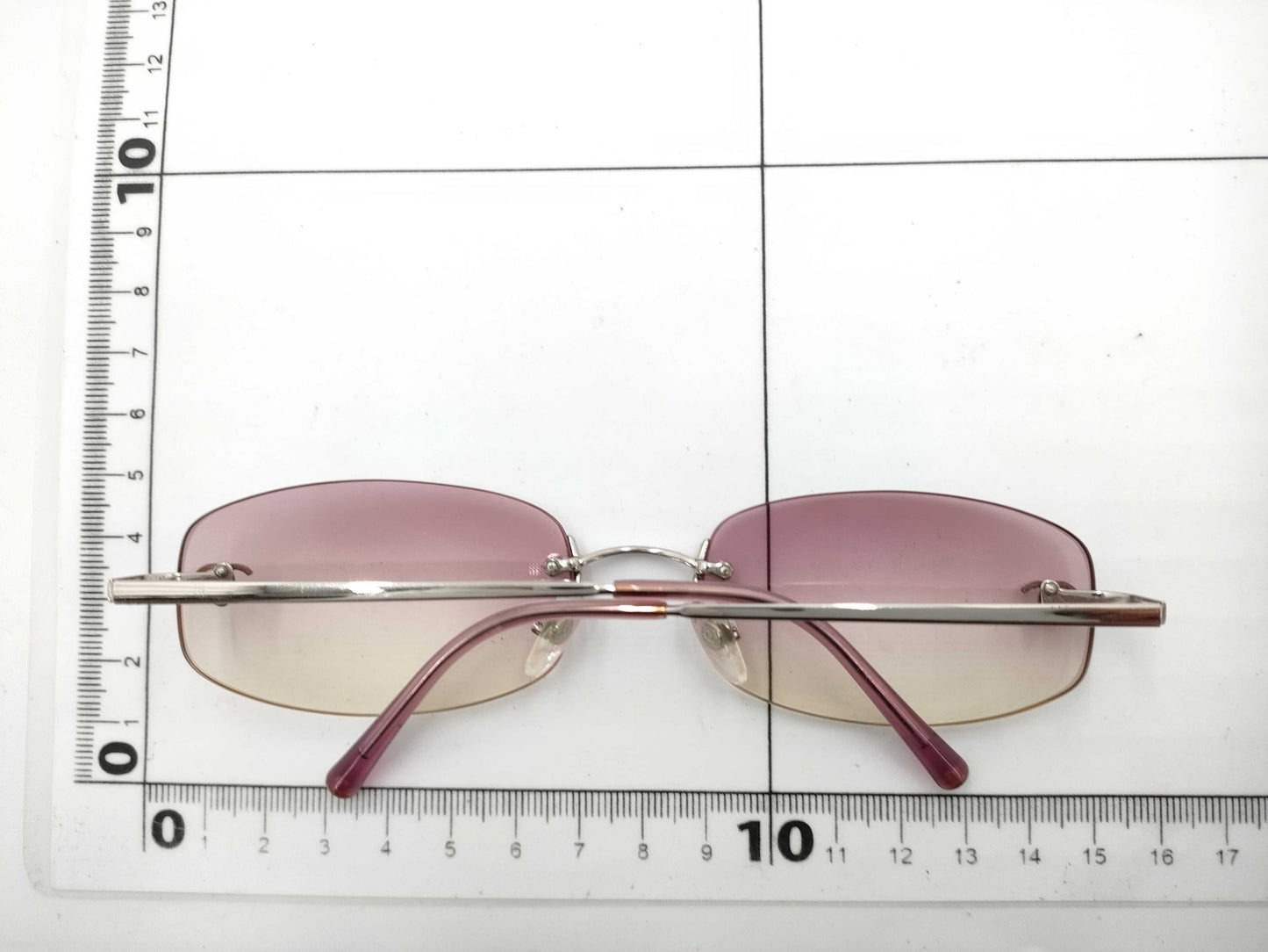  CHANEL Coco Mark Rimless Sunglasses Vintage Sunglasses/Eyewear