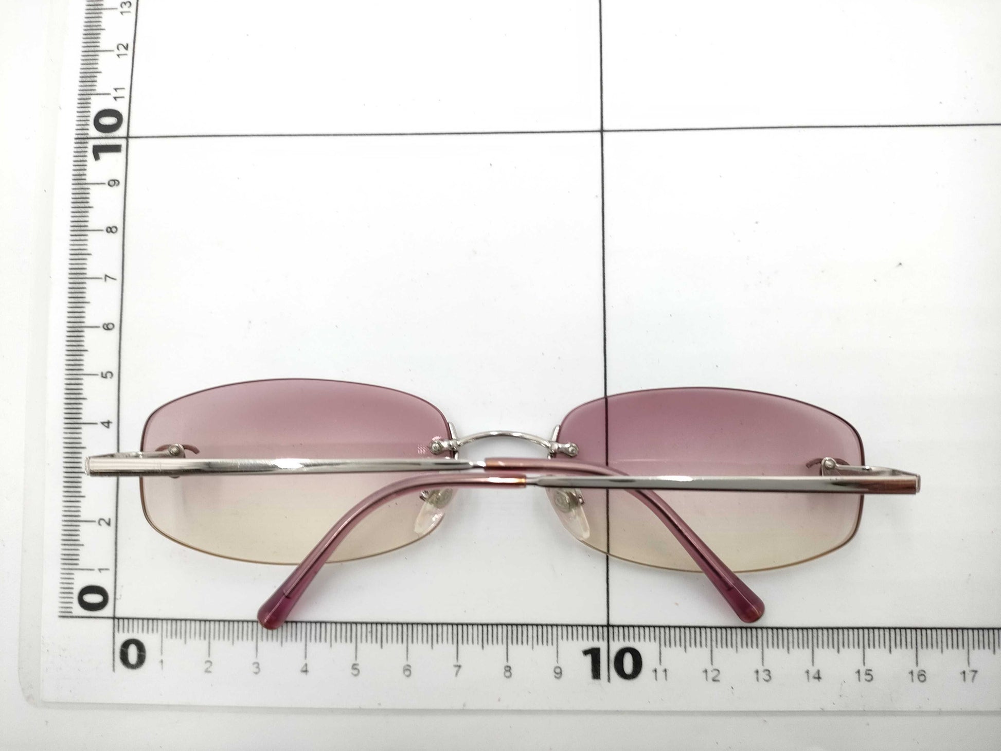  CHANEL Coco Mark Rimless Sunglasses Vintage Sunglasses/Eyewear