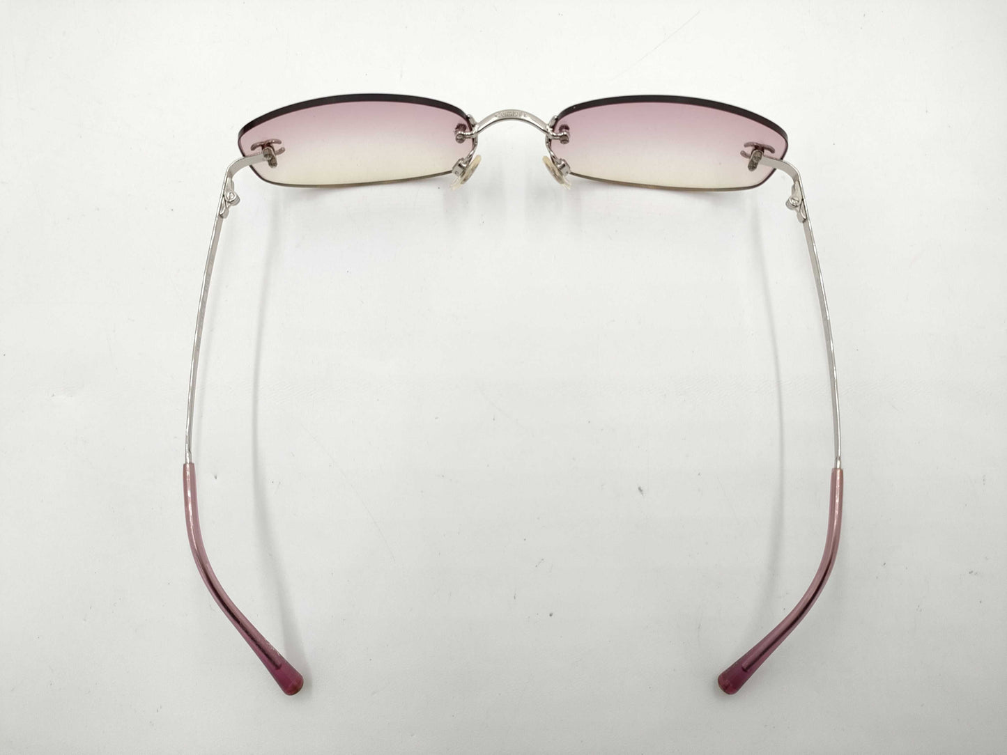  CHANEL Coco Mark Rimless Sunglasses Vintage Sunglasses/Eyewear