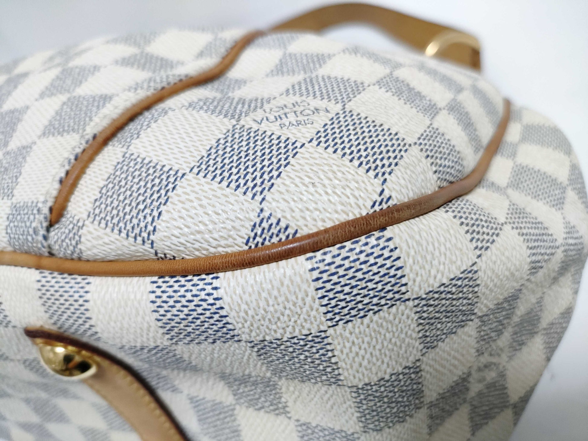 LOUIS VUITTON RFID Unverifiable MI2170 Damier Azur LOUIS VUITTON Damier Azur Galliera PM N55215 MI2170 Handbag