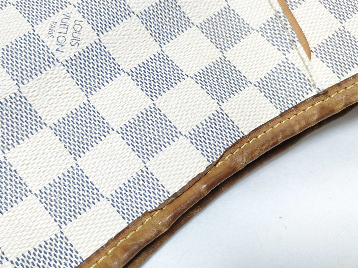 LOUIS VUITTON RFID Unverifiable MI2170 Damier Azur LOUIS VUITTON Damier Azur Galliera PM N55215 MI2170 Handbag