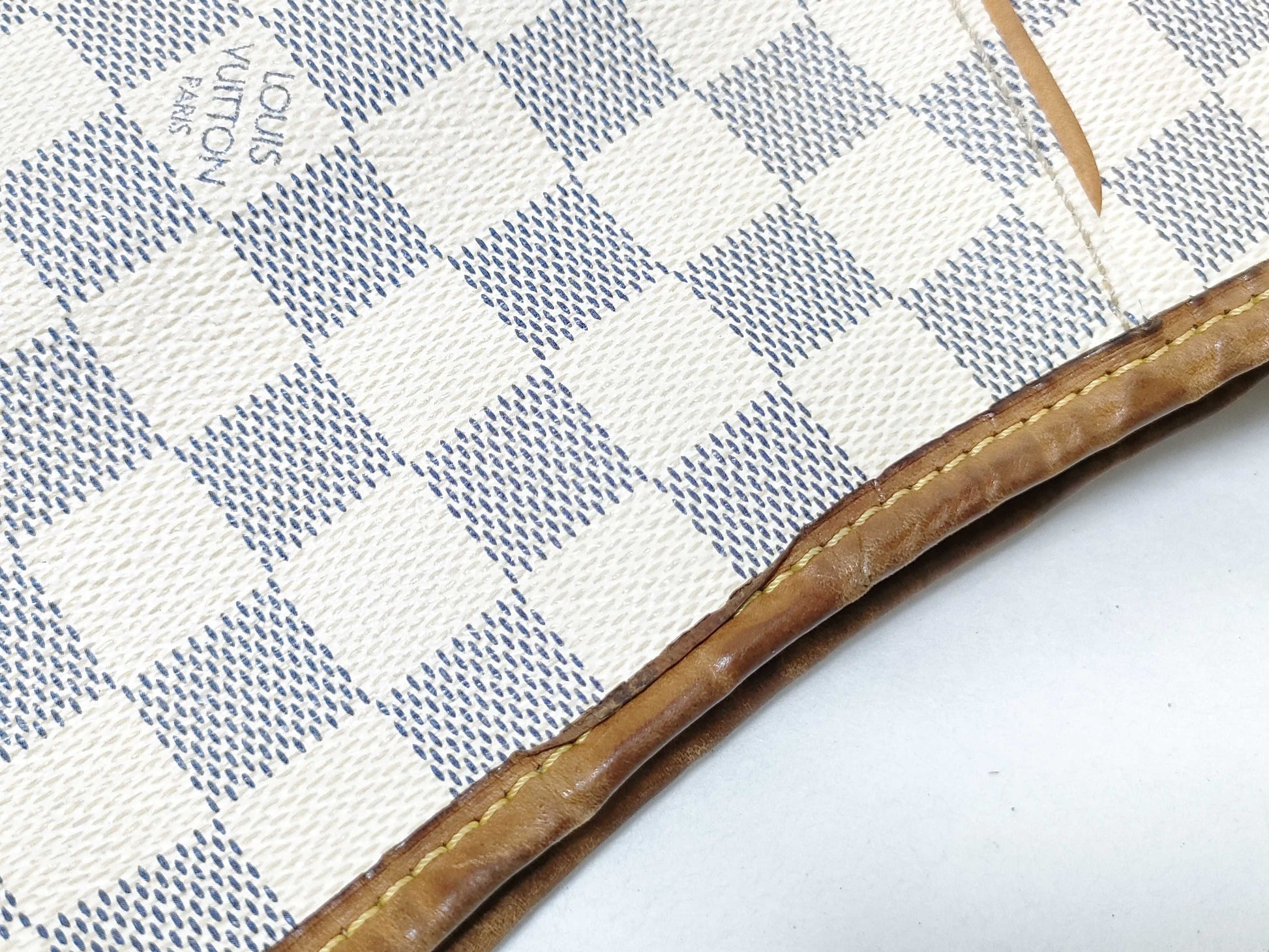 LOUIS VUITTON RFID Unverifiable MI2170 Damier Azur LOUIS VUITTON Damier Azur Galliera PM N55215 MI2170 Handbag