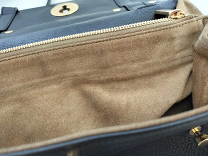 SAINT LAURENT YSL suede shoulder bag with strap