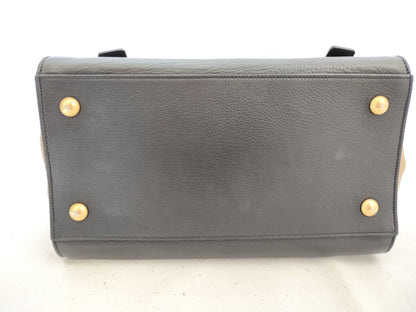 SAINT LAURENT YSL suede shoulder bag with strap