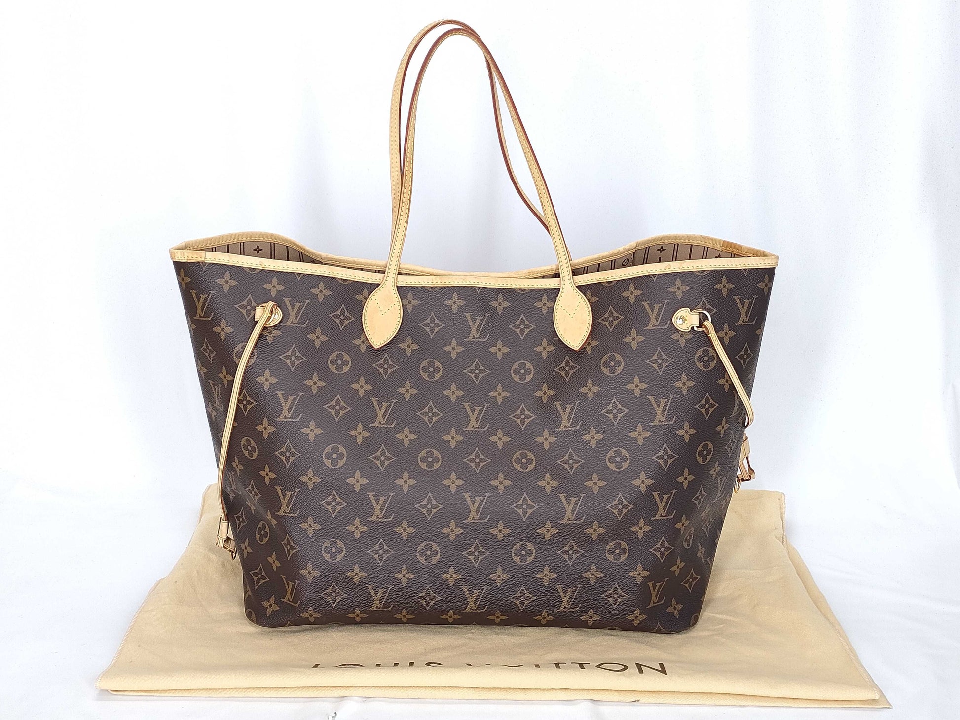 LOUIS VUITTON RFID Unverifiable Monogram Louis Vuitton Neverfull GM Tote Bag M40157