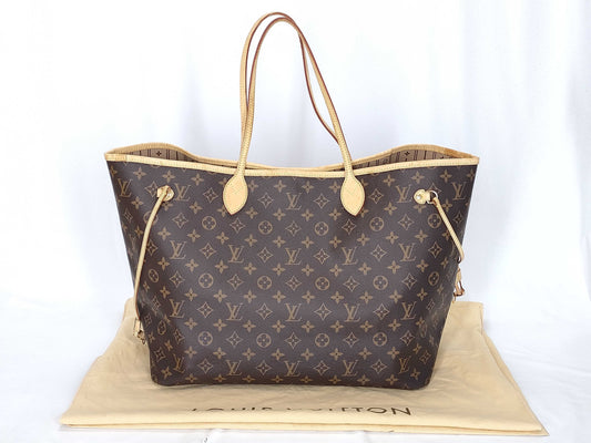 LOUIS VUITTON RFID Unverifiable Monogram Louis Vuitton Neverfull GM Tote Bag M40157