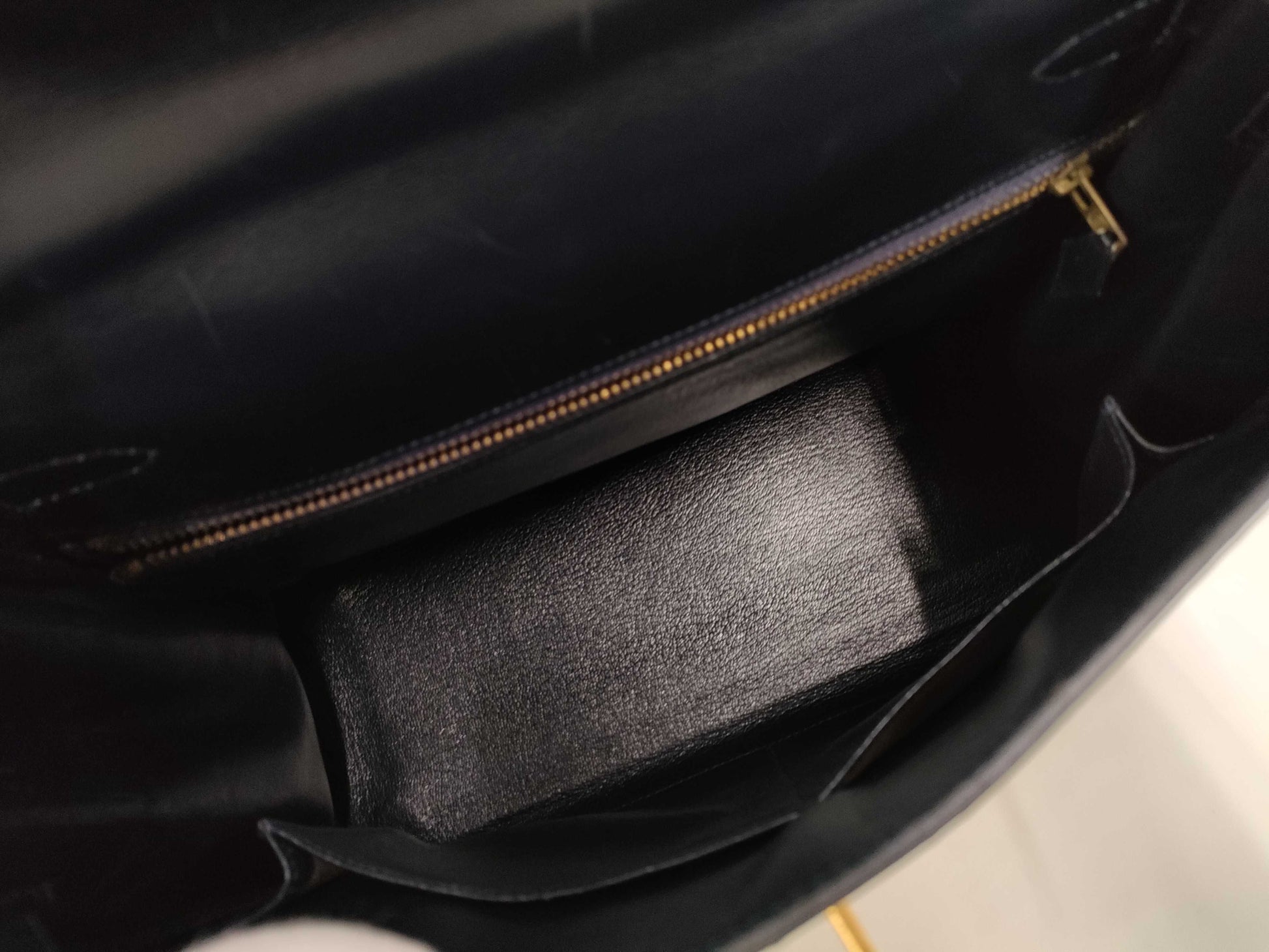 HERMES Kelly 28 Handbag, Toile H, Gold Hardware, Gold