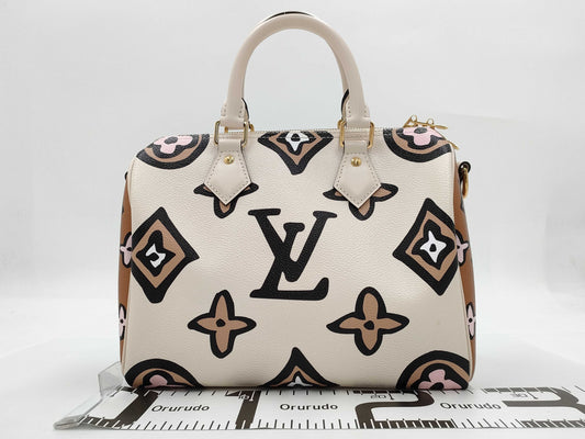 LOUIS VUITTON Wild at Heart Speedy Bandouliere 25 M45828 RFID Handbag