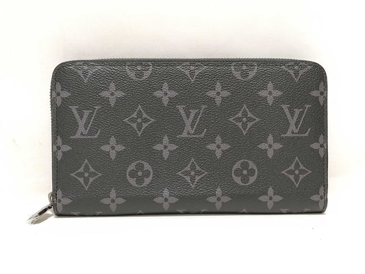 LOUIS VUITTON RFID confirmed, serial number not confirmed, Monogram Louis Vuitton Zippy Organizer NM Monogram Eclipse M82081 RFID wallet