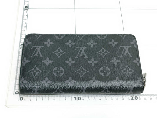 LOUIS VUITTON RFID confirmed, serial number not confirmed, Monogram Louis Vuitton Zippy Organizer NM Monogram Eclipse M82081 RFID wallet