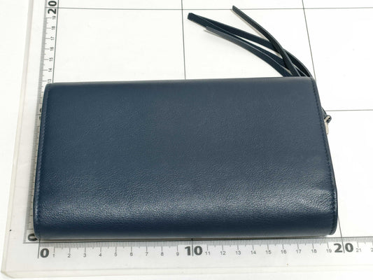 BALENCIAGA Paper Money Leather Bifold Long Wallet 371661