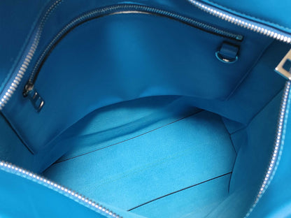 LOEWE Leather Anagram Tote Bag, Blue, 261507
