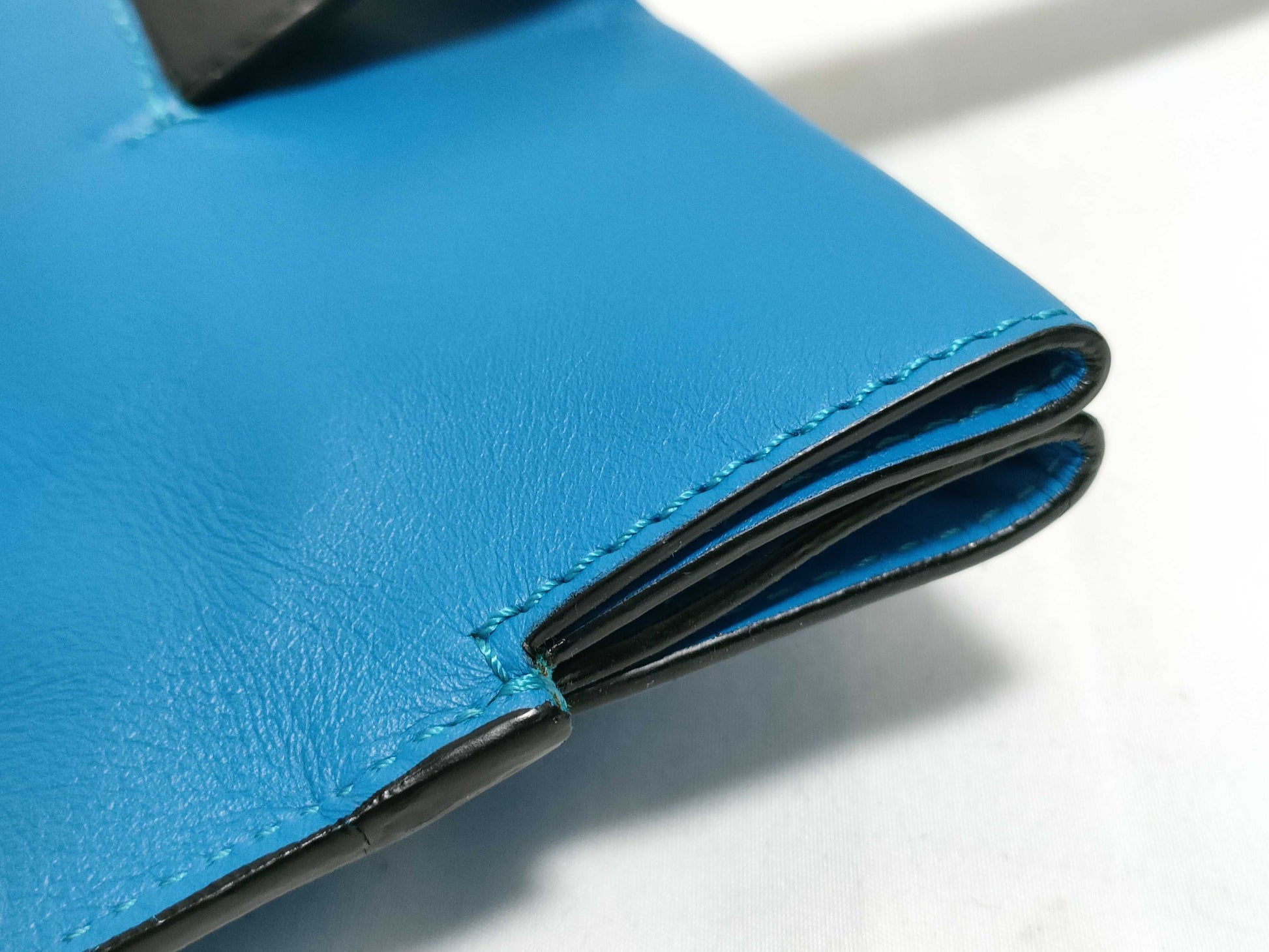 LOEWE Leather Anagram Tote Bag, Blue, 261507