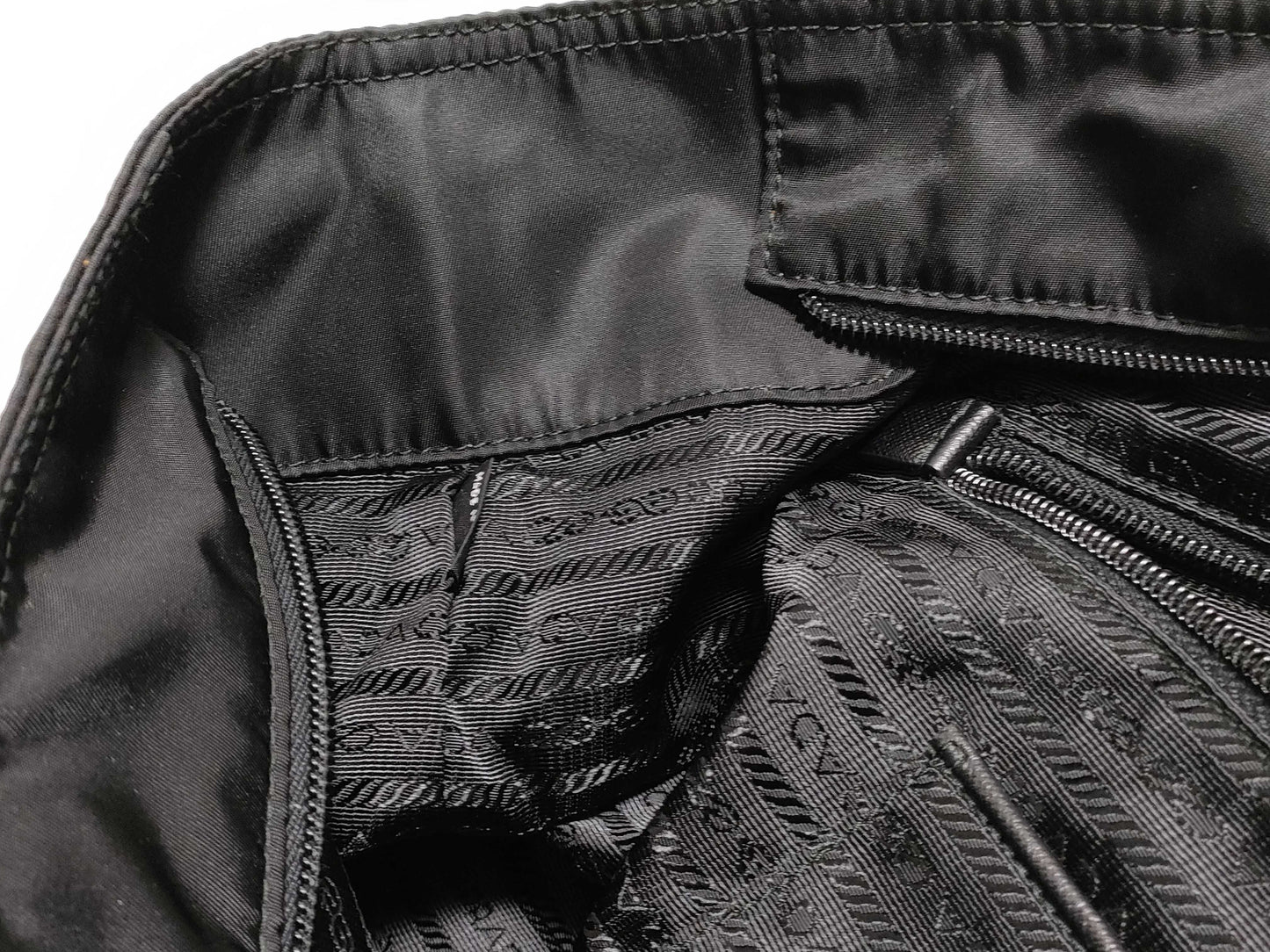 PRADA Nylon Prada Nylon Tote Bag Black br4842 with ST