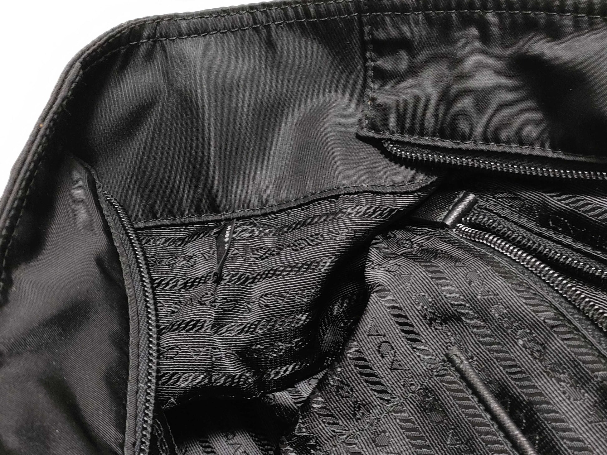 PRADA Nylon Prada Nylon Tote Bag Black br4842 with ST