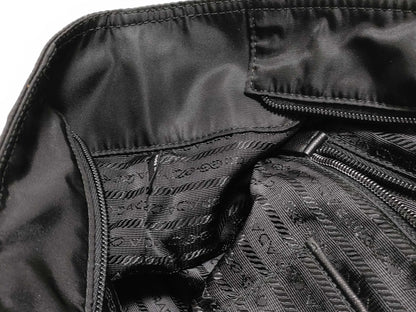 PRADA Nylon Prada Nylon Tote Bag Black br4842 with ST