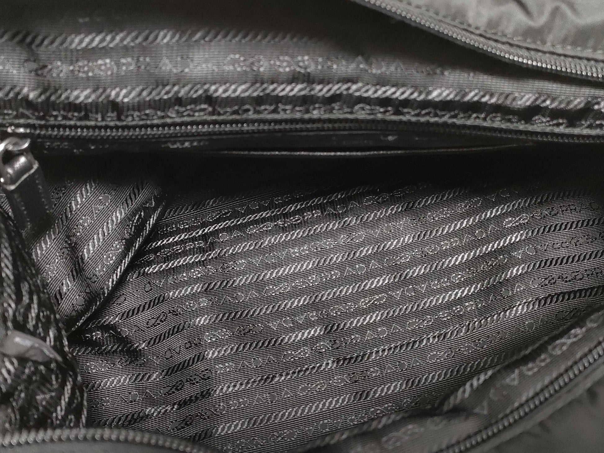 PRADA Nylon Prada Nylon Tote Bag Black br4842 with ST