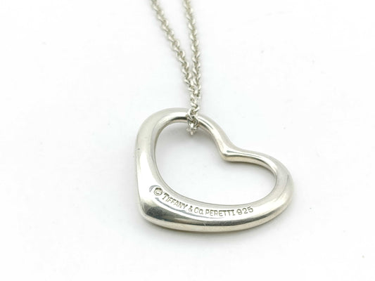 Tiffany & Co. Open Heart Tiffany Sv925 Necklace Open Heart Necklace