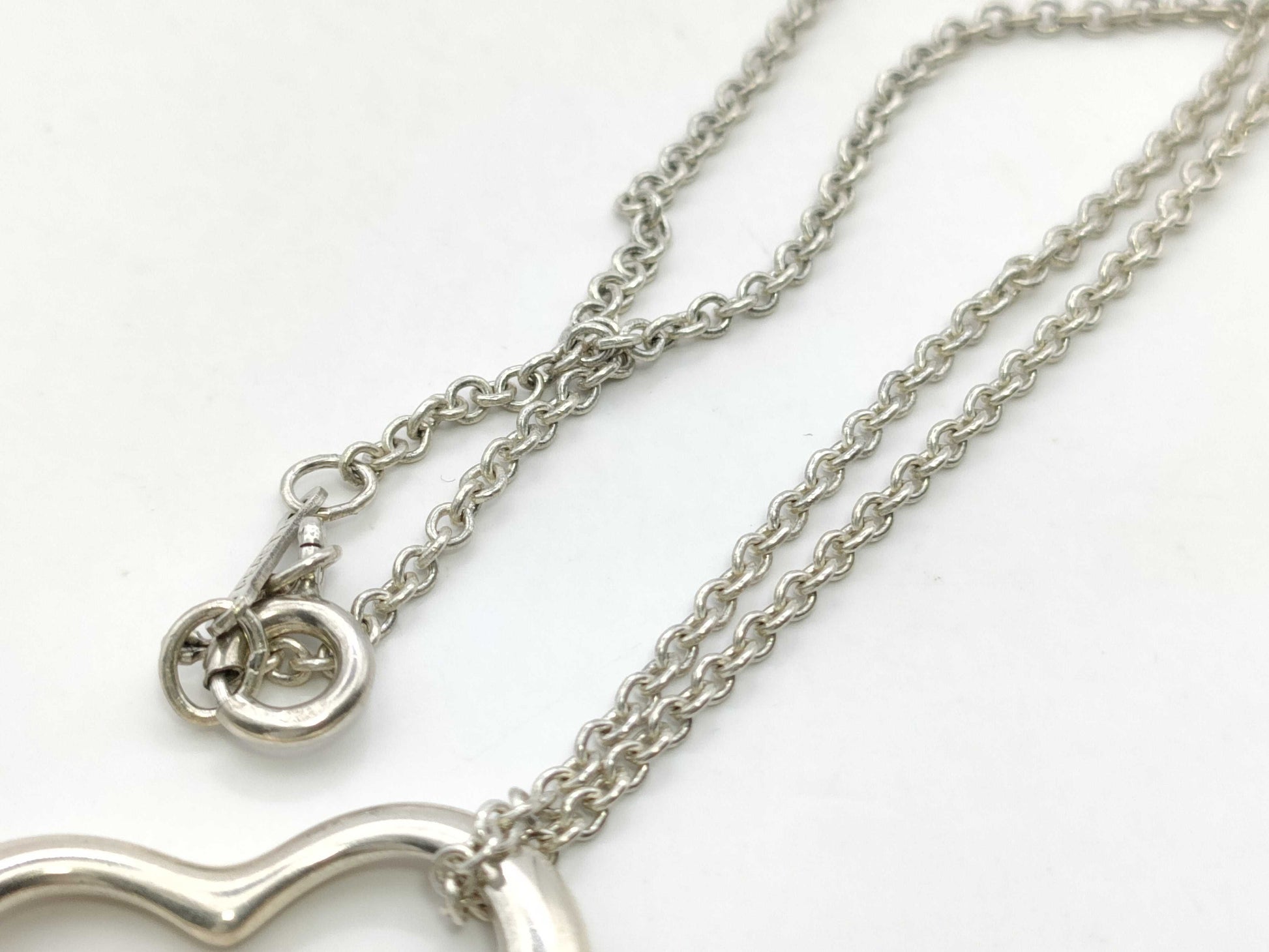 Tiffany & Co. Open Heart Tiffany Sv925 Necklace Open Heart Necklace