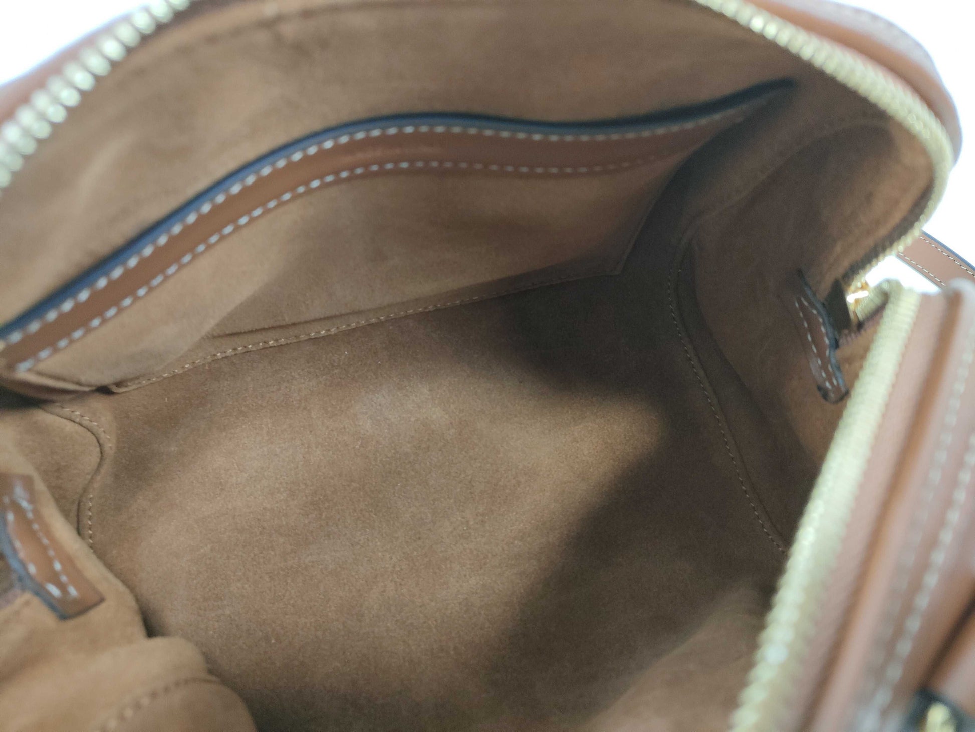 CELINE Small Boston Cuir Triomphe Leather Brown Shoulder Bag/Handbag