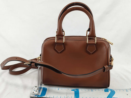 CELINE Small Boston Cuir Triomphe Leather Brown Shoulder Bag/Handbag